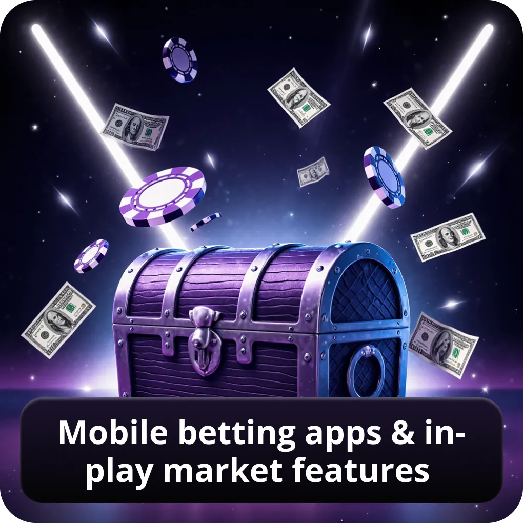 Non UK betting sites: mobile betting apps & in-play market features