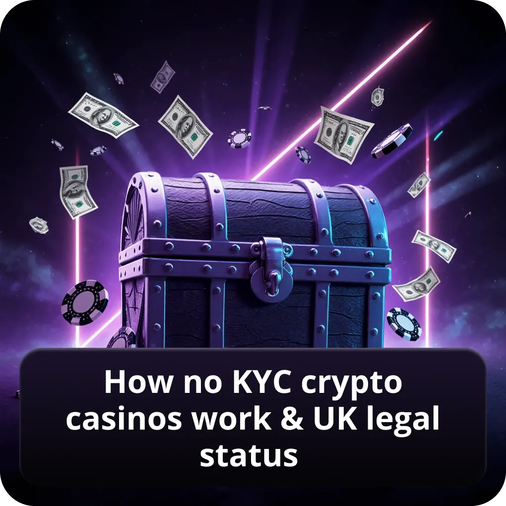 How no KYC crypto casinos work & UK legal status